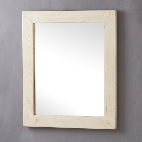 Old White Wood Framed Mirrors
