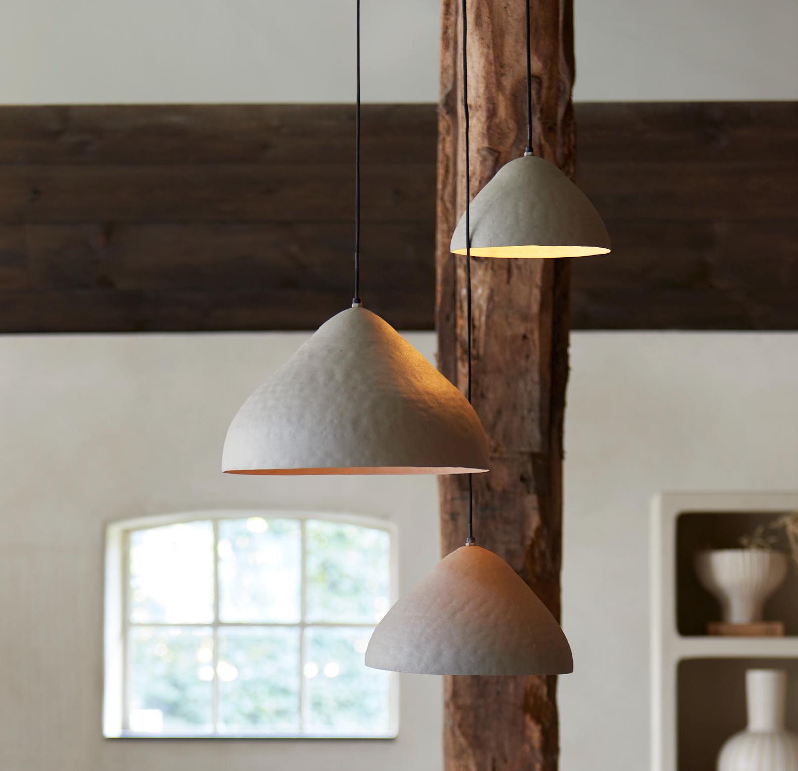 Amos Matt Grey Pendant Light