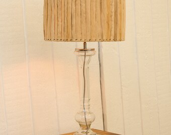 Betsy Glass And Seagrass Shade Table Lamp