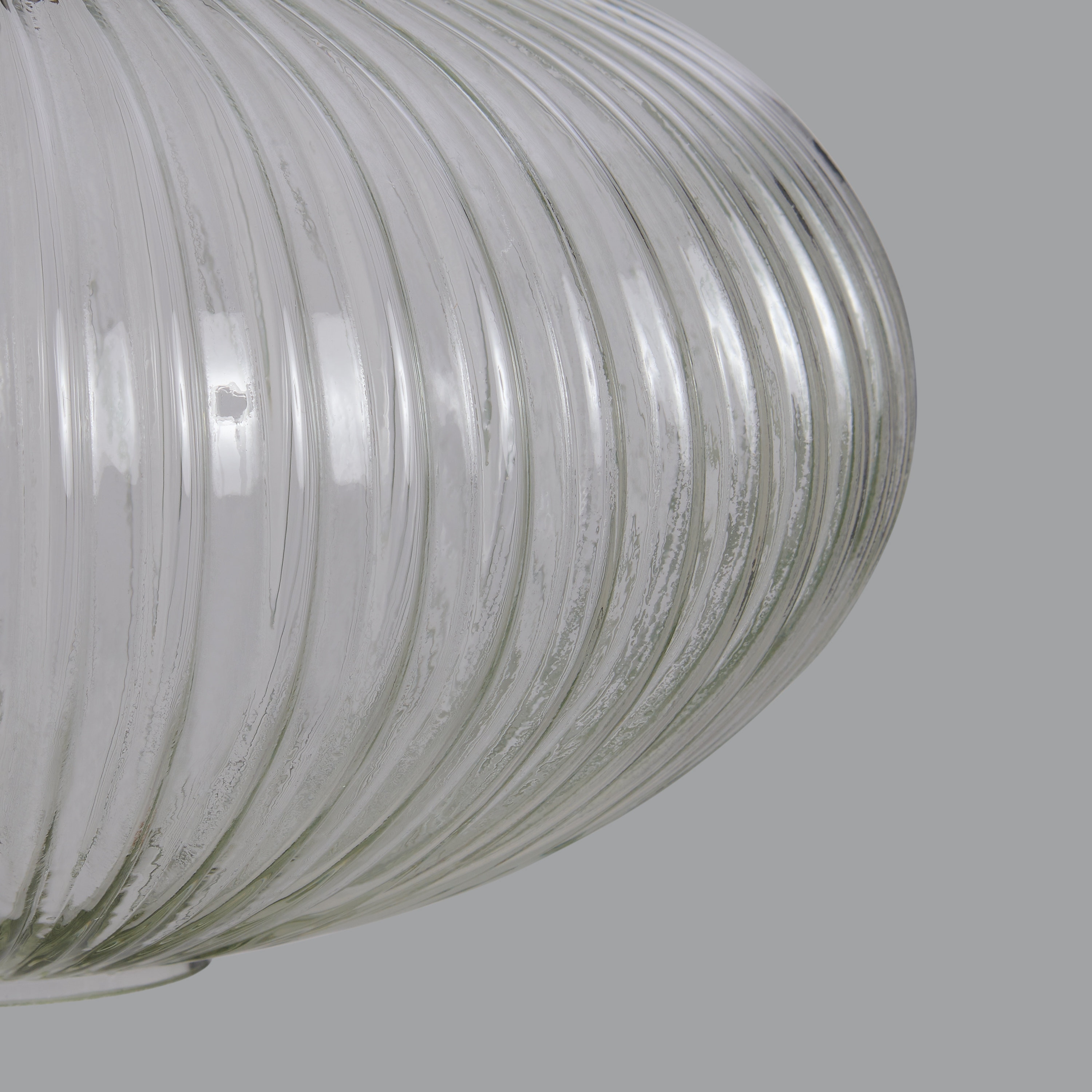 Reeded Glass Pendant Light B Etsy UK
