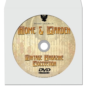 HOME & GARDEN, Interior Design, 276 Vintage Magazines pdf on DVD Huis en Tuin, Architectuur, Vintage Huizen, Huis plannen