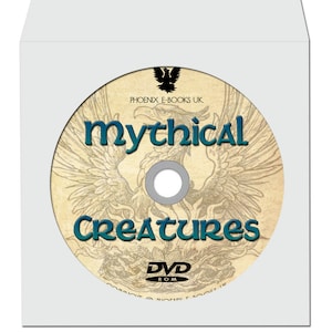 MYTHICAL CREATURES 24 Vintage Books pdf + 650 Hi-Res Images on DVD-Rom! Abnormalities, Cryptozoology, Vintage Illustration, Monsters