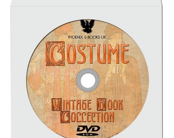 HISTORY of COSTUME 108 Rare Vintage Books, pdf  on DVD-Rom Dress, Fashion History, Textiles Design, Vintage Books, Vintage Images