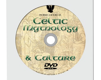 CELTIC MYTHOLOGY & Culture 180 Vintage Books on DVD-Rom Celts, Irish, Scottish Mythology, Celtic Art, Celtic Knotwork, Vintage Books