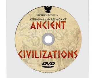 MYTHOLOGY & RELIGION of Ancient Civilizations 203 pdf Books on DVD-Rom Ancient History, Greece, Rome, Egypt, Vintage Books