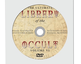 LIBRARY of the OCCULT 2700 Rare Vintage books pdf 8 DVD-Roms, Witchcraft, Magic, Theosophy, Supernatural, Esoterica