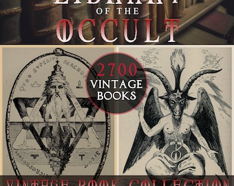 BIBLIOTECA DE LO OCULTO 2700 Libros antiguos raros en formato PDF Brujería, Magia, Teosofía, Sobrenatural, Esoterismo, Descarga digital