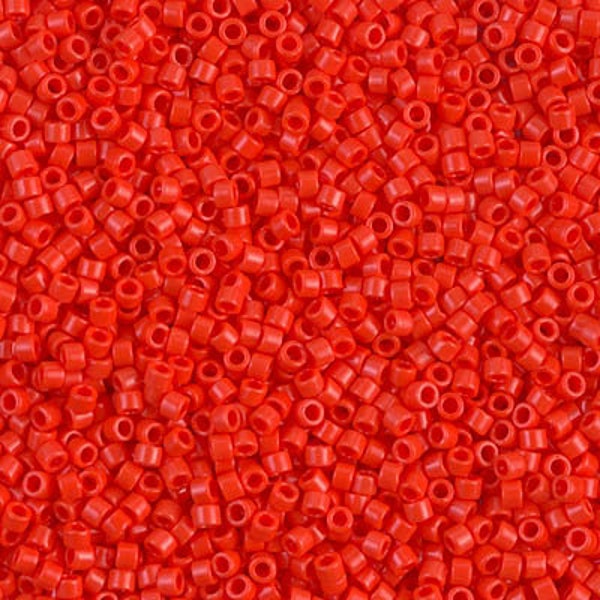 10 g DB0727 Opaque Lt. Siam Miyuki Delica Beads 10 25 50 grammes taille 11/0 Perles de rocaille Miyuki en gros