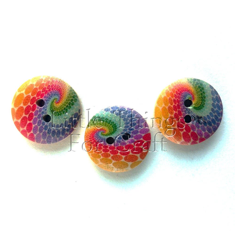 wooden craft buttons bulk