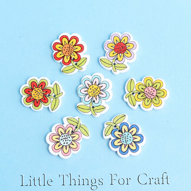 wooden craft buttons bulk