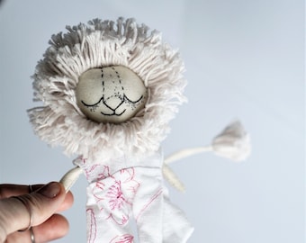 lion, art doll, custom doll,  artdoll creature, custom plush doll, ooak art doll, handmade rag doll, handmade doll, cloth doll, mini doll