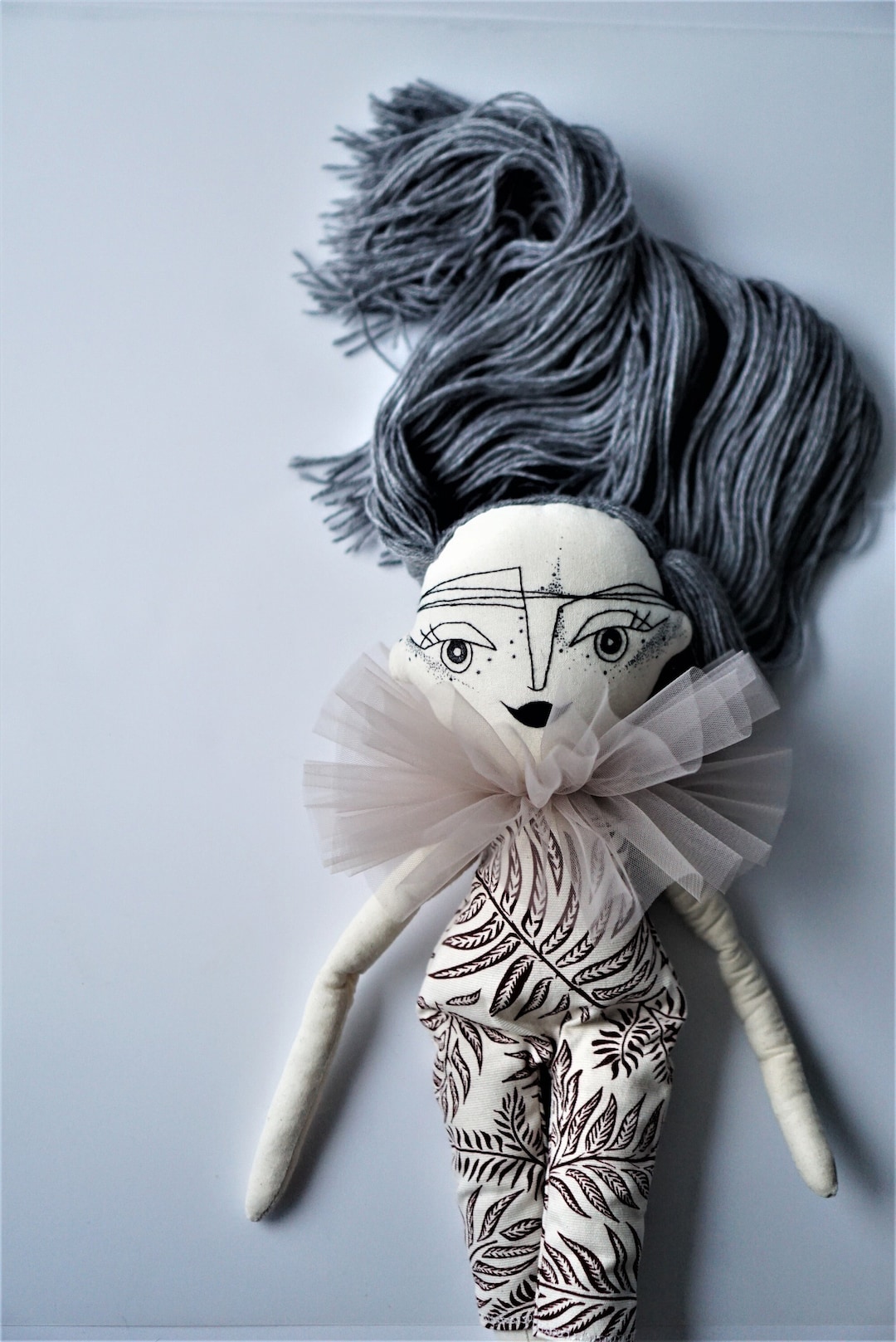 Art Doll Handmade Art Doll Art Work Boudoir Doll Cloth Doll Custom