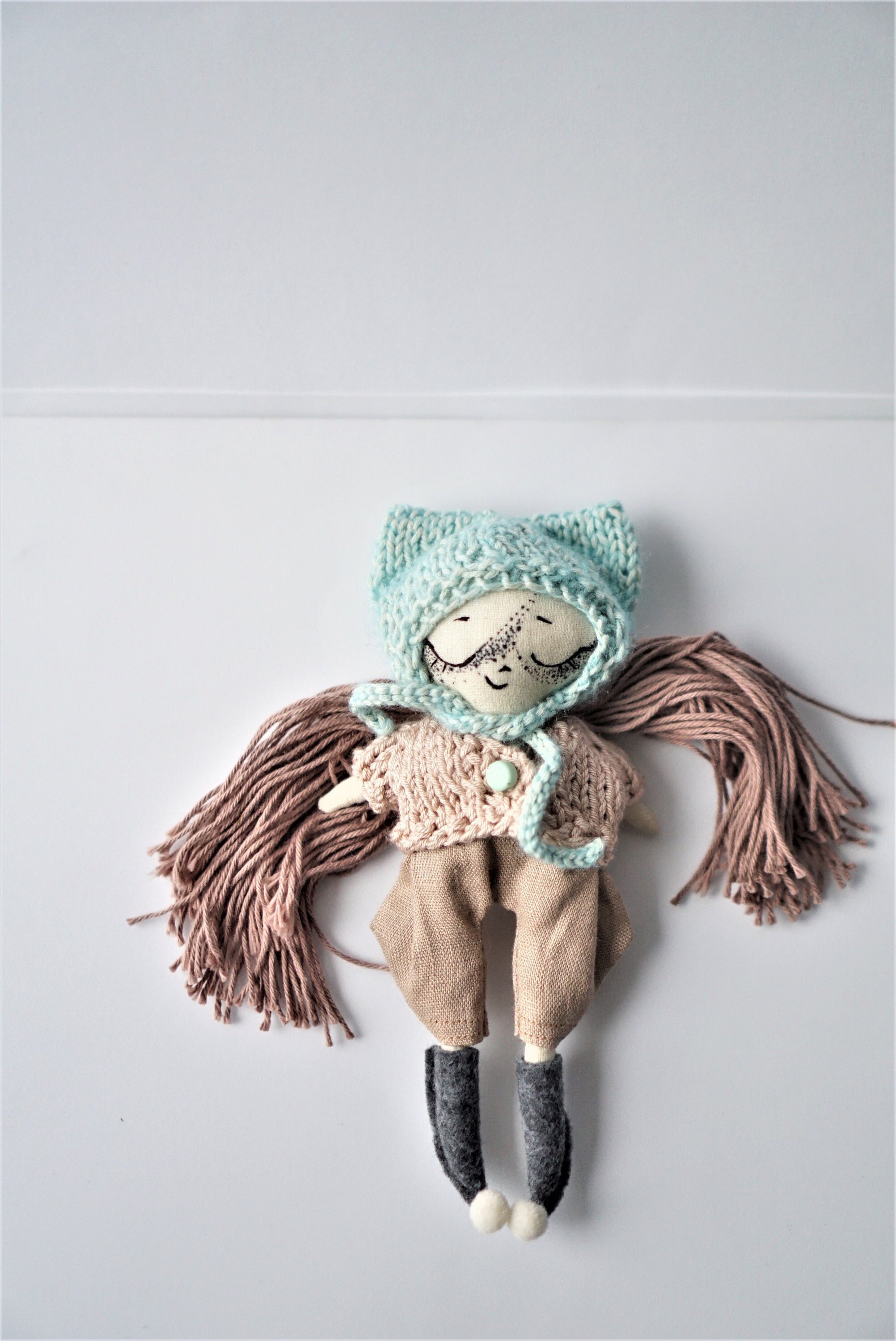 Mini Rag Doll Doll, Rag Doll, Tiny Rag Doll, Mini Doll, Small Doll, Custom Miniature ...