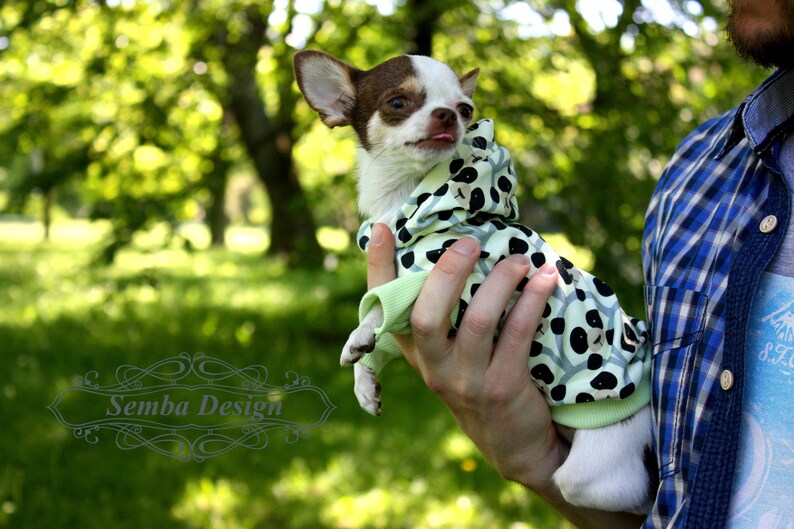 Custom dog hoodie xxs designer dog yorkie clothes dog Etsy