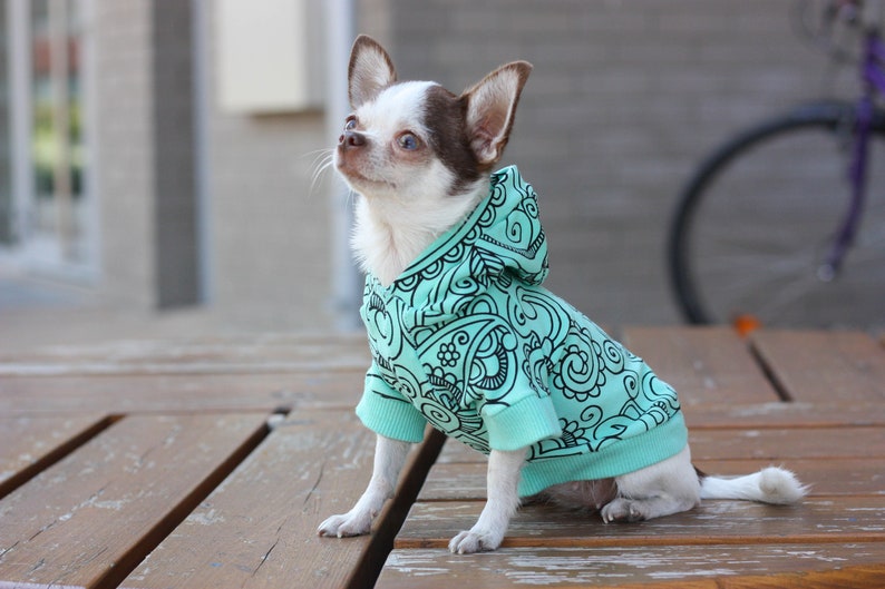 Dog hoodie coat yorkie sweater large dog costume sweater Etsy