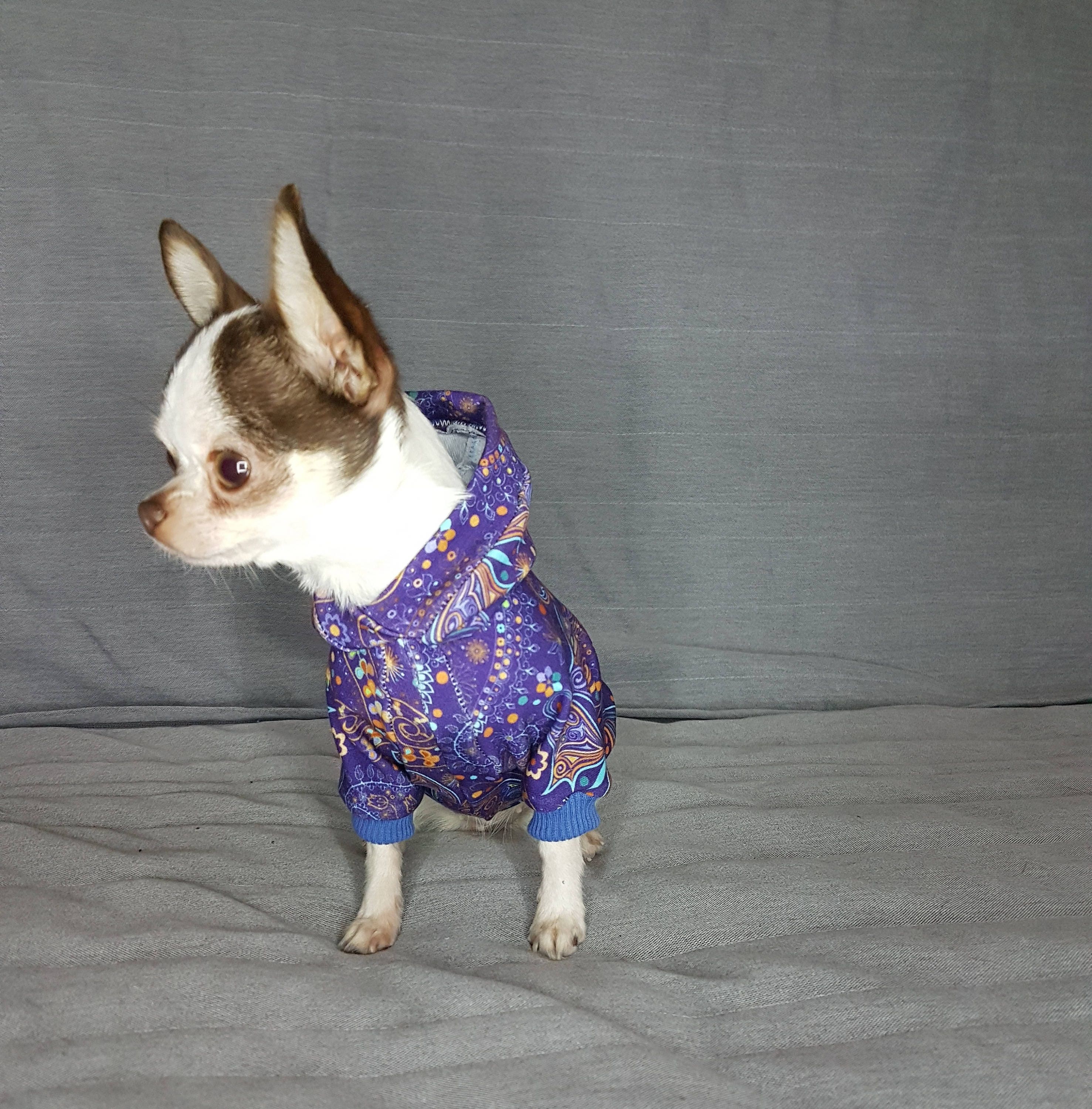 Dog hoodie sweater boy dog hoodie xxs dog clothes dog jumper Etsy