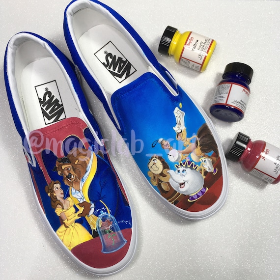 slip on vans painted