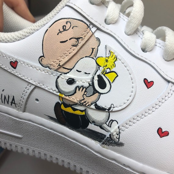 Nike Air Force 1 custom Snoopy hand painted | Etsy Schweiz