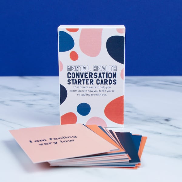 Mental Health Conversation Starter Cards | 20 Pack