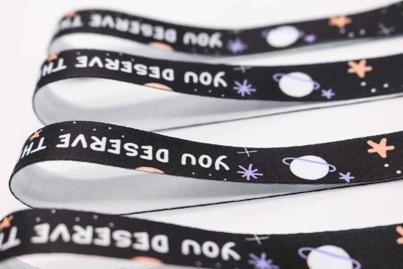 Positivity Wristband Adjustable Fabric You Deserve the Whole Universe Bracelet