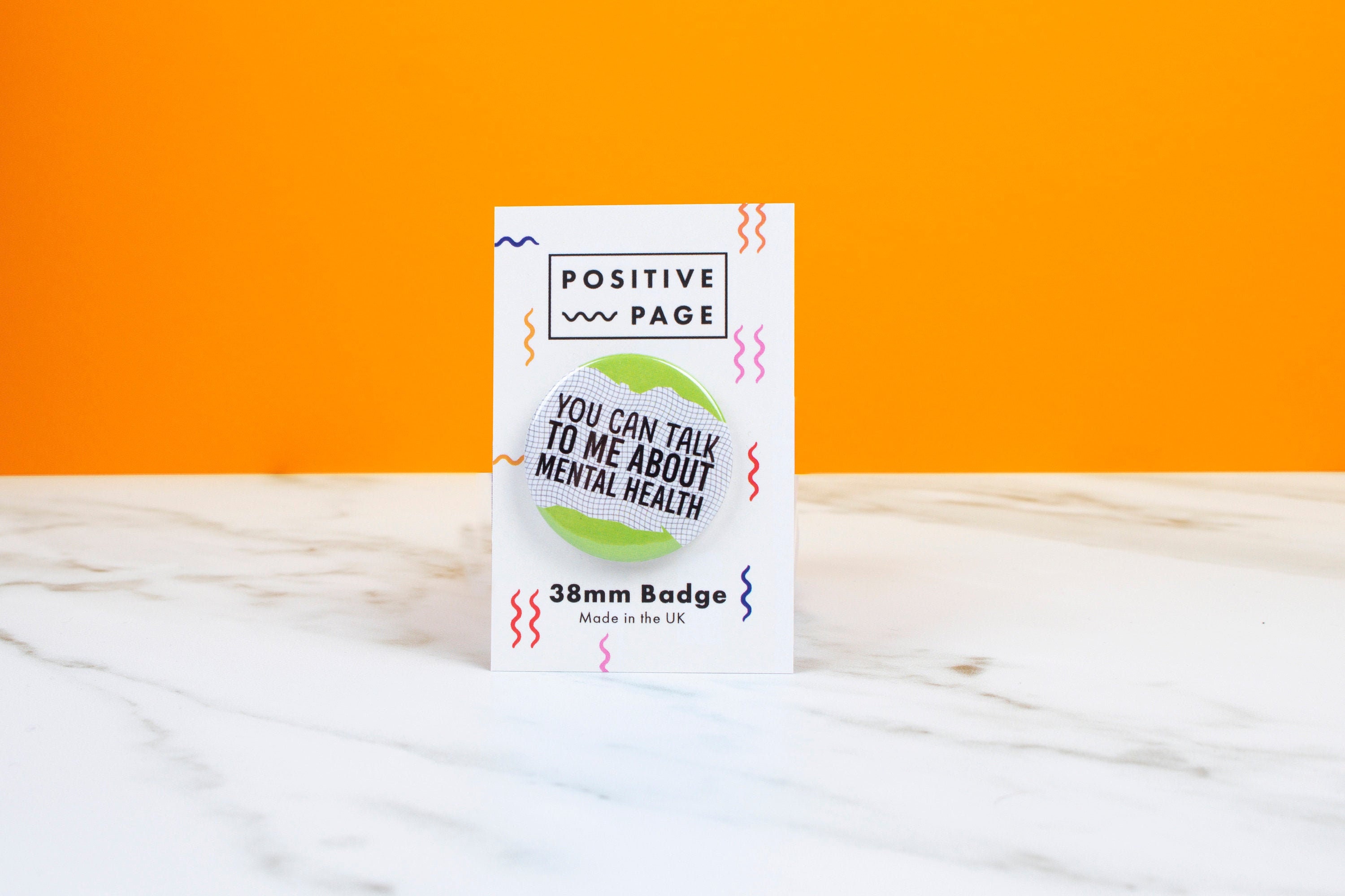 Mental Health - Badge - Talk About Mental Health - Awareness