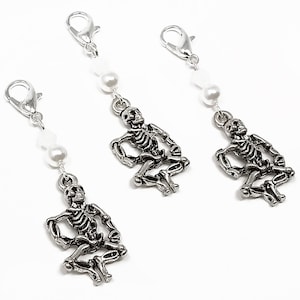 Dancing Skeletons - Progress Keepers / Stitch Markers