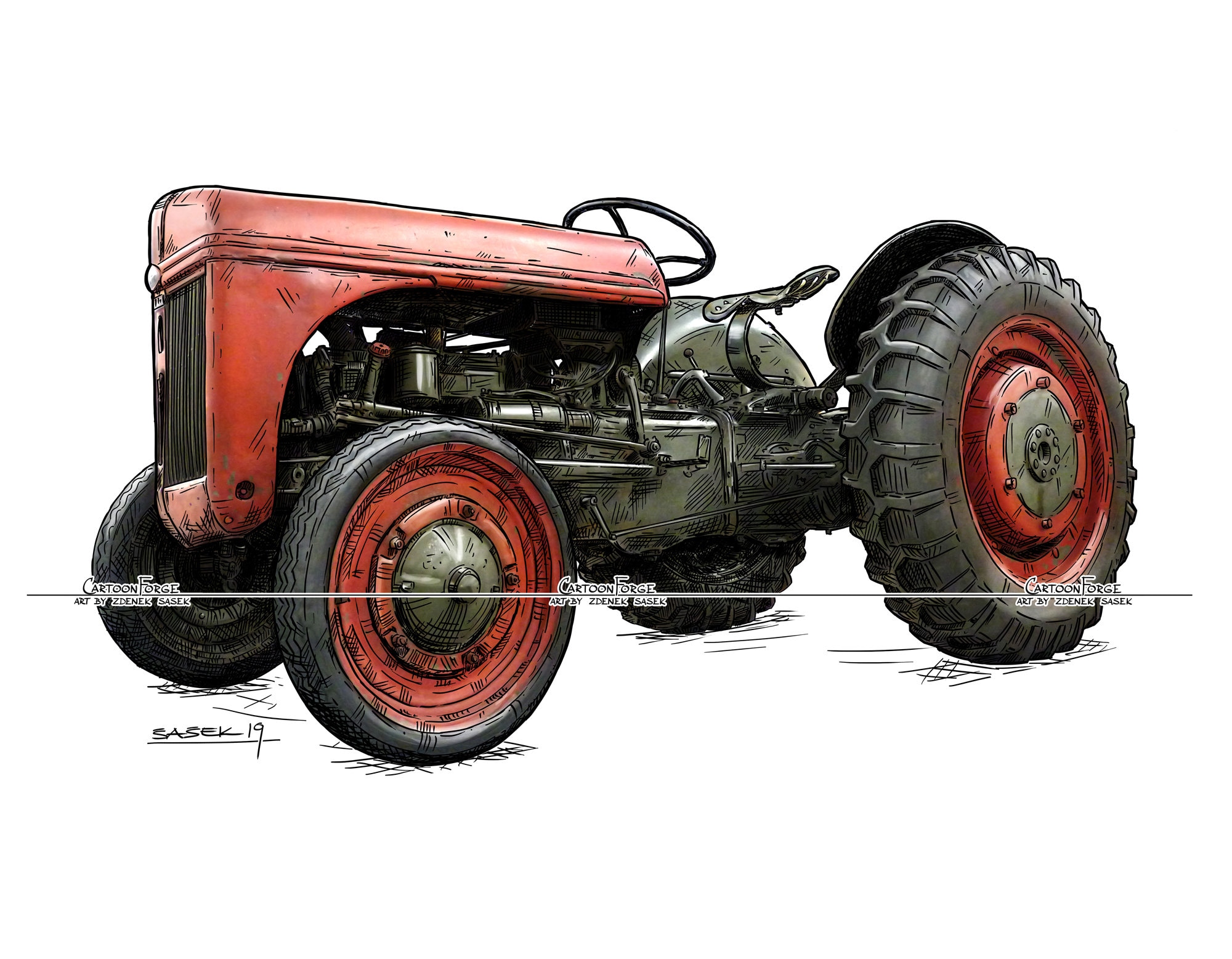 Vintage Red Old Tractor Ford 9N Digital Cartoon Painting PNG - Etsy Denmark Vintage Red Old Tractor Ford 9N Digital Cartoon Painting PNG - Etsy Denmark