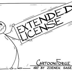 CartoonForge Extended License for ONE Art or Set