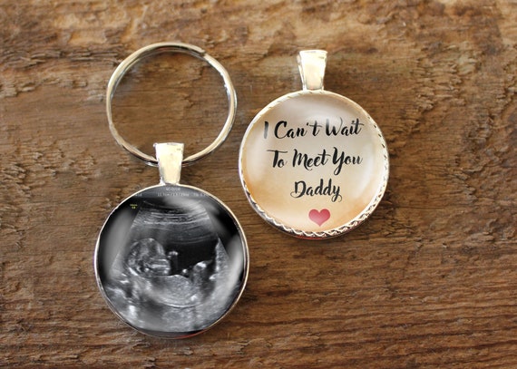 sonogram keychain for dad