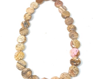 Gorgeous Picture Jasper Beads