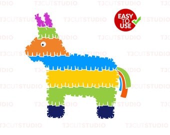 Pinata svg, Cinco de mayo svg, Fiesta svg, Svg Files, for Silhouette Cameo or Cricut Commercial & Personal Use.