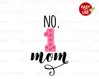 Download Number one mom svg | Etsy