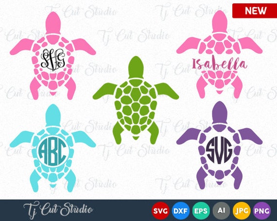 Download Sea Turtle Monogram SVG Sea Turtle SVGSea Turtle SVG Sea ...