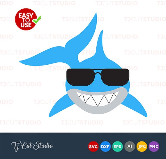 Download Shark svg Sunglasses svg Summer svg SVG Files for ...