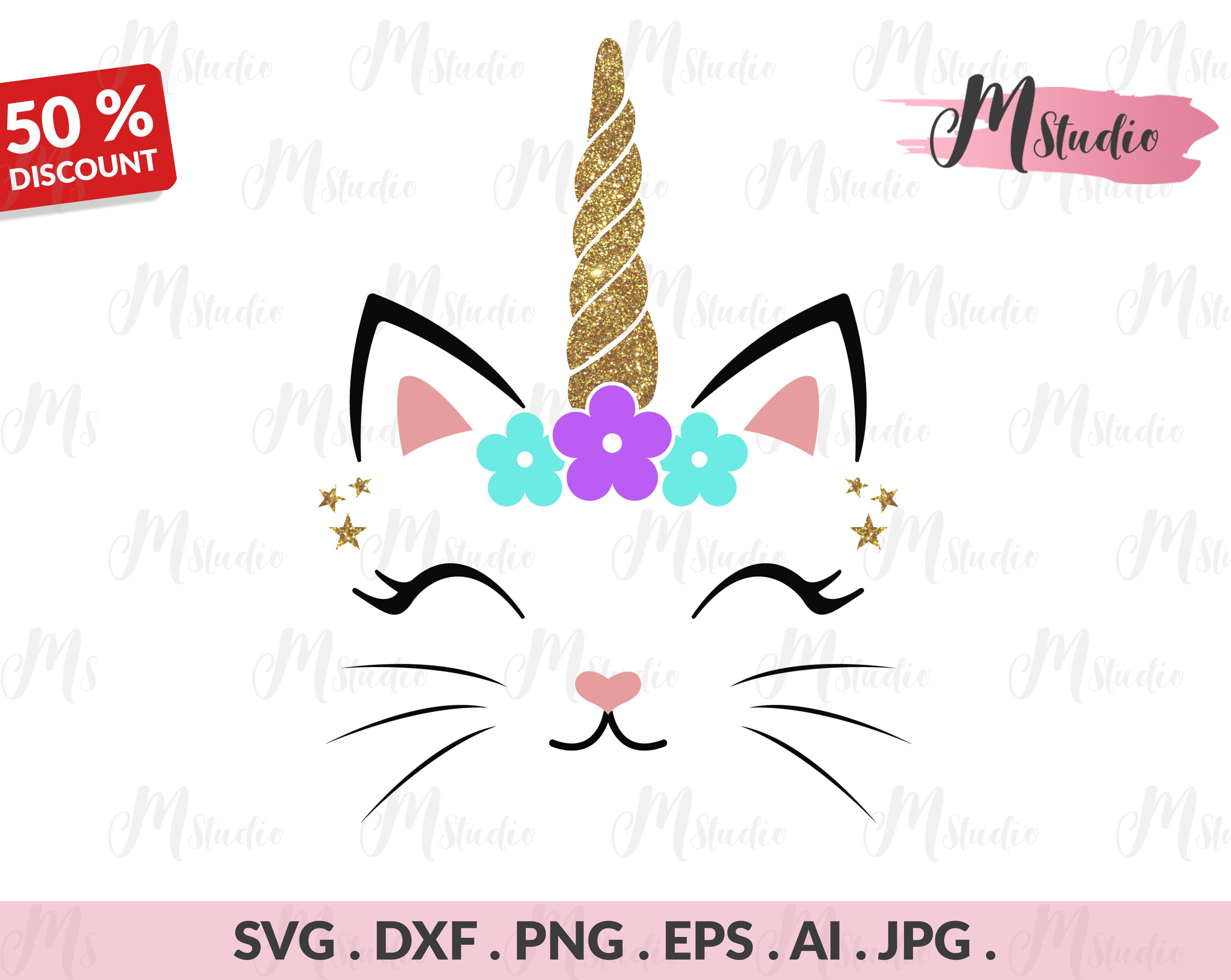 Free Free Unicorn Kitty Svg 375 SVG PNG EPS DXF File