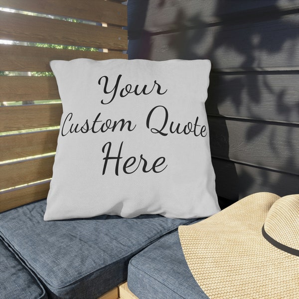 Custom Quote Pillow Etsy