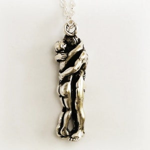 Sterling Silver Lovers Pendant