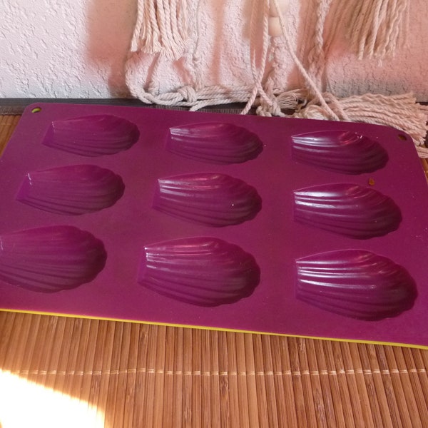 Moule en silicone souple pour muffin,cupcake forme de coeur, moule neuf, petits fours