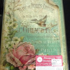 Carta di riso A4, J.GIRAUD FILS, taglio, collage, decoupage,
