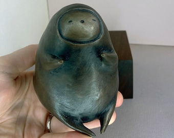 Little Pudding, Bronze Sculpture