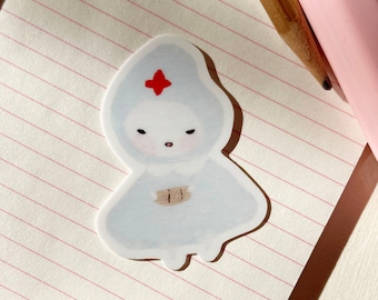 Little Nurse Vinyl Art Sticker