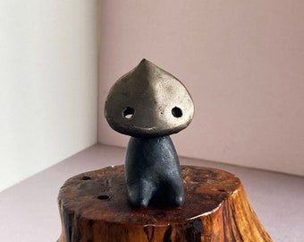 Seated Forest Spirit, Bronze Sculpture