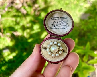 Antique seed pearl ring clearance