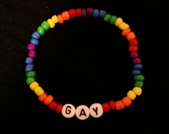 GAY, BI, Lesbian, Trans Bracelet, LGBT Pride & Friendship