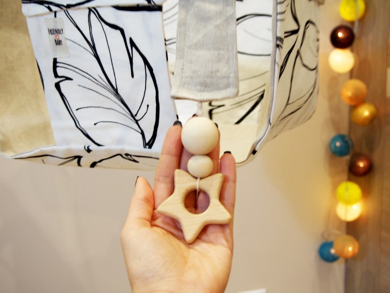READY TO SHIP Indoor baby swing Natural toy Baby shower gift High back swing Birthday gift Wood swing Linen fabric Swing chair Kids swing