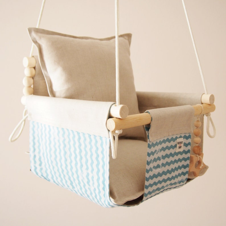 BABY HANGING SWING Infant hammock chair Nursery swing High Etsy