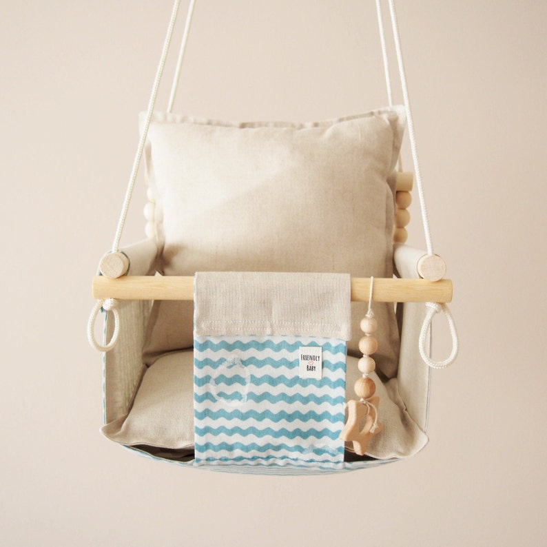 BABY HANGING SWING Infant hammock chair Nursery swing High Etsy