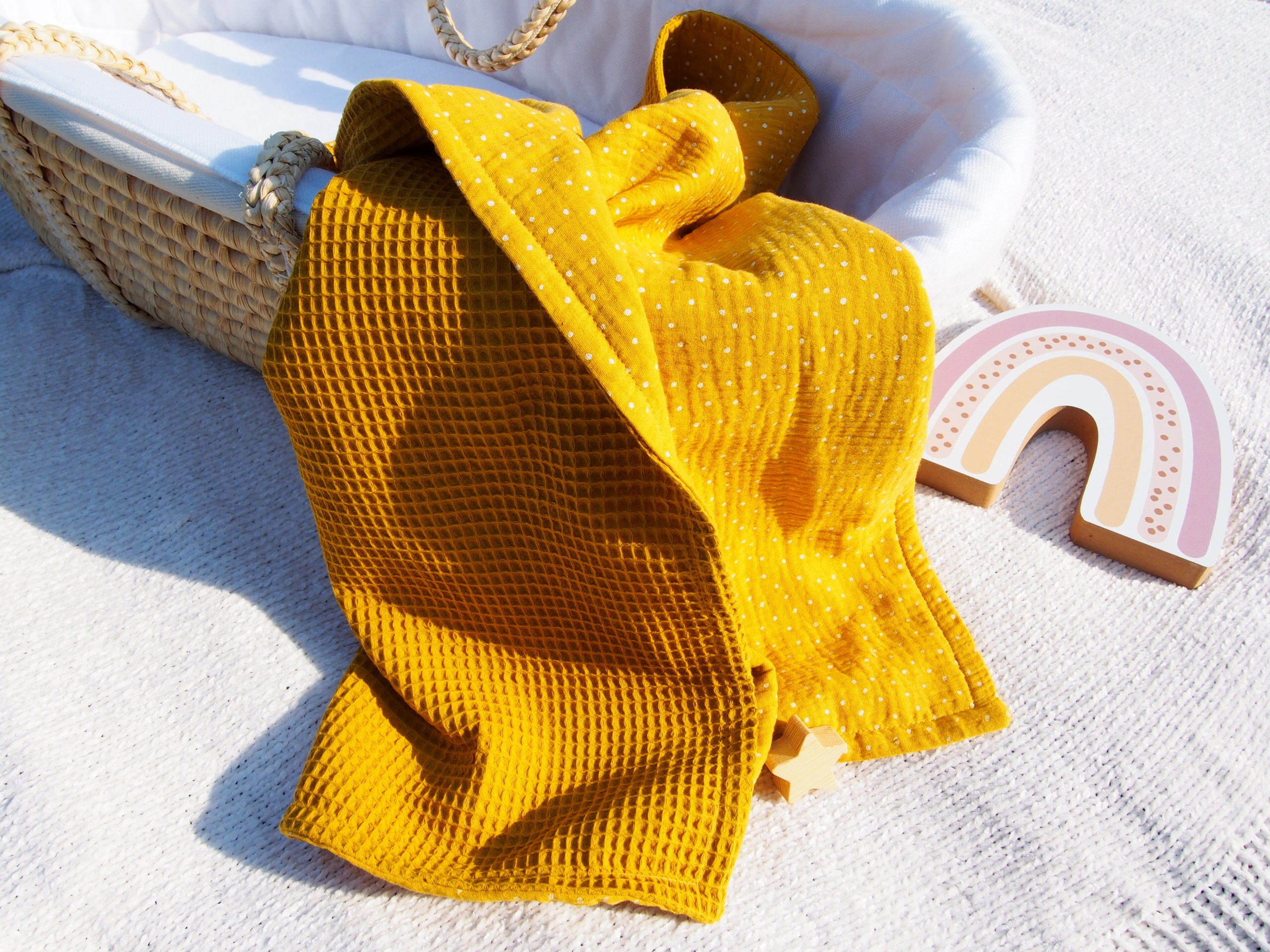 Waffle Blanket - Etsy Canada
