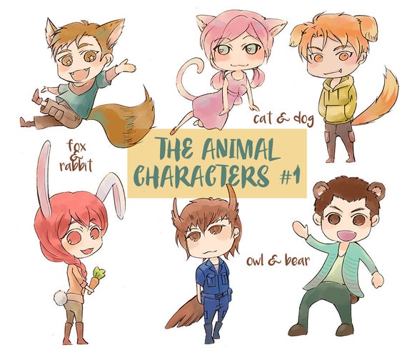 Anime Animals Characters