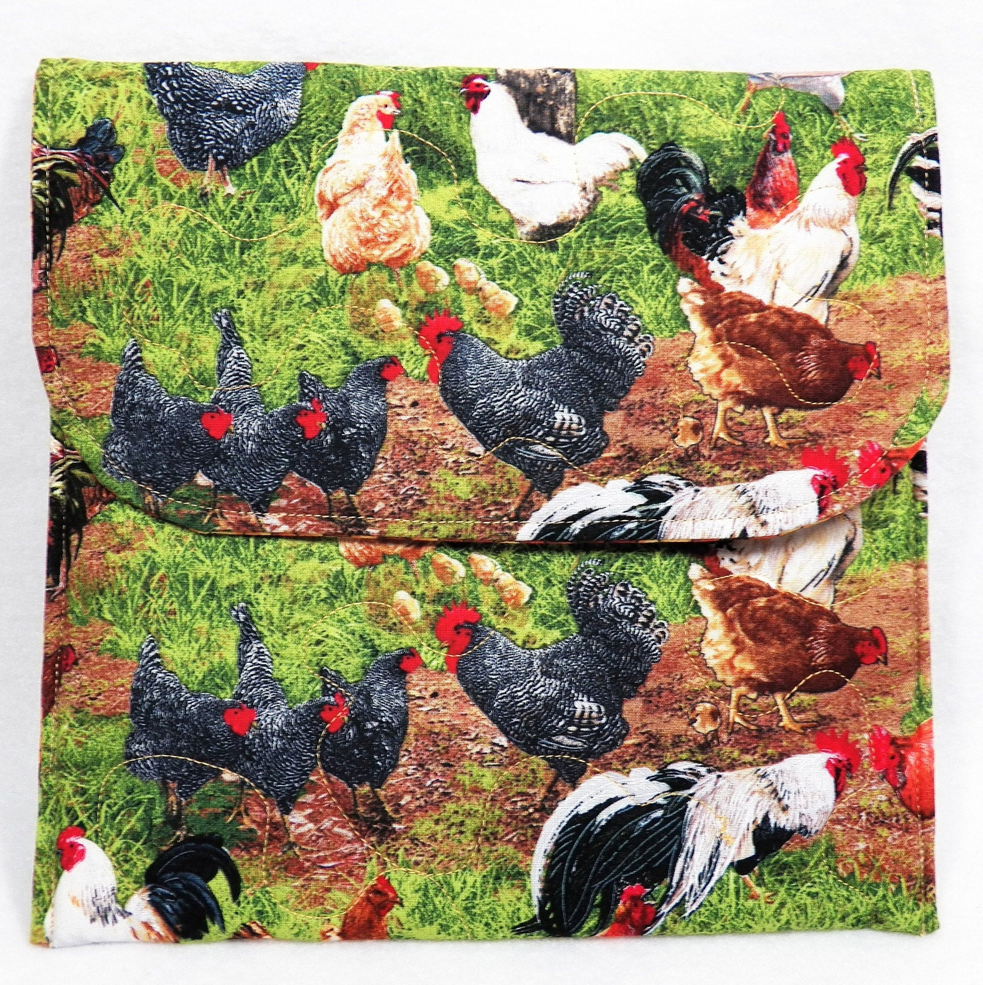 Rooster Quilted Tortilla Warmer
